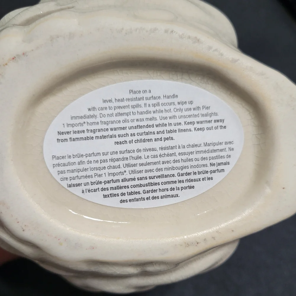 Pier One Owl Tealight Candle Tart Warmer